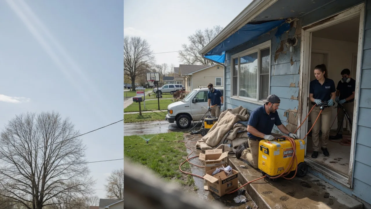 Basement Flood Cleanup in Paxico, KS near me